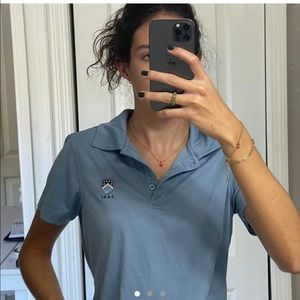 Blue Collared Tennis Tee